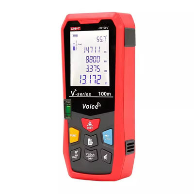 Mua Máy đo khoảng cách ngoài trời tùy chỉnh 100 mét Máy đo khoảng cách bằng laser UNI-T LM100V sản xuất trực tuyến