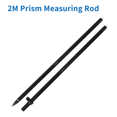 Mua Cực sợi quang học 2M Prism Pole Khảo sát Cực khảo sát GPS Loại Sợi carbon đen sản xuất trực tuyến
