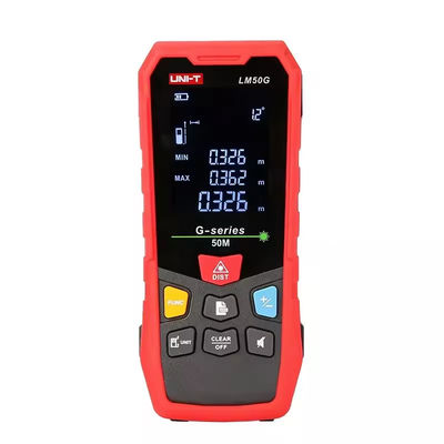 Công cụ đo khoảng cách laser ngoài trời Chiều dài máy đo UNI-T LM50G 50M