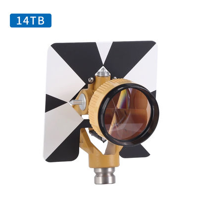 Prism đơn 14TB tương thích với Topcon SOUTH FOIF Tổng trạm khảo sát hằng số 5/8x11 Nữ Thread Metal Holder