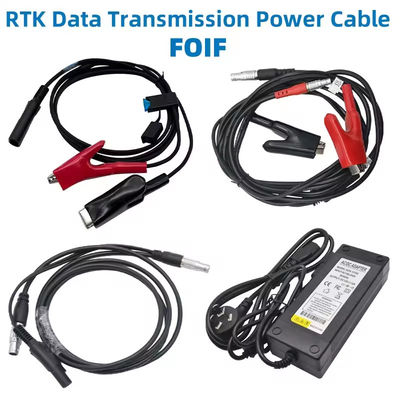 FOIF GNSS RTK Cáp truyền dữ liệu 5-pin Cáp điện vô tuyến bên ngoài với bộ điều hợp 220V