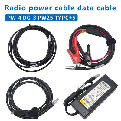 Hi-Target GPS RTK Host Data Cable DG-3 HDL460A Cáp điện vô tuyến PW-25 2-Pin 5-Pin Power Adapte