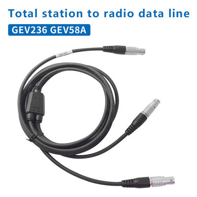 Cáp điện dữ liệu hình Y 8-PIN cho GEV236 GEV58A Kết nối vô tuyến không dây với tổng trạm và pin bên ngoài
