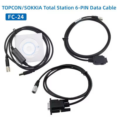 Cáp dữ liệu FC-24USB cho TOPCON SOKKIA Tổng trạm ES/OS/PS đến PC (Win8/10) 6 Pin