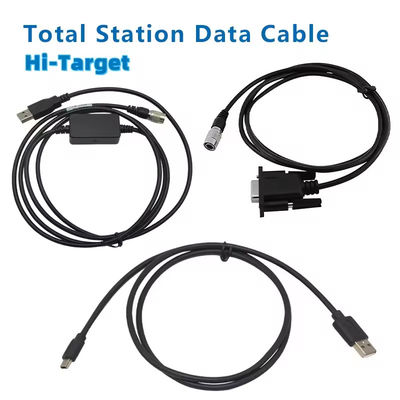 Cáp tải dữ liệu 6 mã PIN USB RS232 thuận tiện cho tổng trạm khảo sát Hi-Target HTS221/420/121/520/ATS320