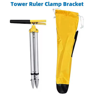 Nắp Mini Pole kéo ra 46cm-60cm Điều chỉnh kính thiên văn Mini Tripod Tower Ruler Support Total Station Prism Pole Clamp