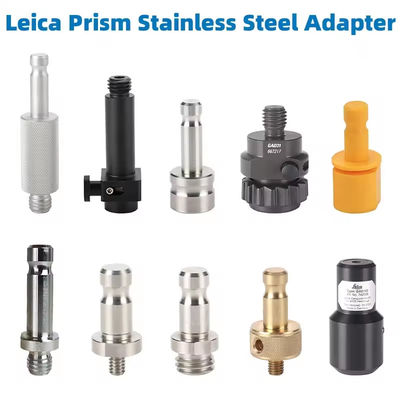 Prism Adapter 5/8 1/4 Thread Converter Universal Centering Pole Connector cho Leica Base GPS RTK Tổng trạm