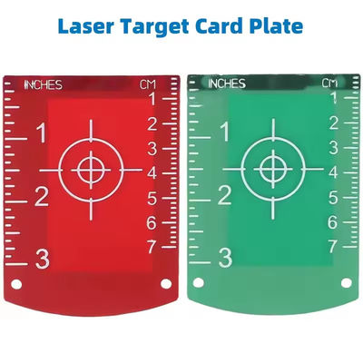 6 PCS Magnetic Inch-cm Leveling Board Target Plate Card for Laser Lines Công cụ đo khoảng cách ngang và dọc
