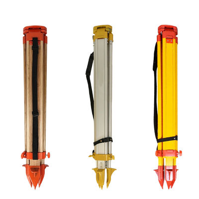 Bộ ba gỗ rắn hợp kim nhôm với mức độ tinh thần, dụng cụ khảo sát kỹ thuật, hỗ trợ kính thiên văn chống va chạm